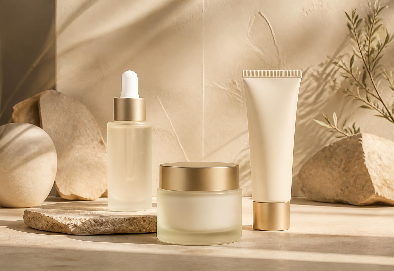 Unbranded premium cosmetic packaging developed by Harmony 34
